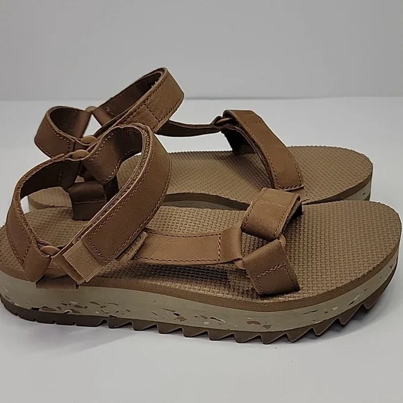 TEVA NWT UNIVERSAL CERES SANDALS SIZE 7 HONEY BROWN WOMENS - Picture 2 of 15